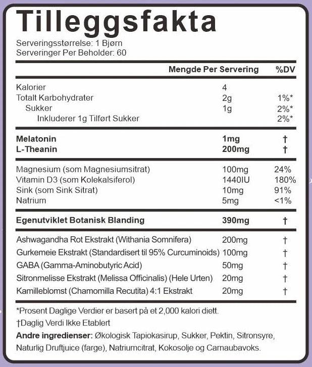 Sovebjørner 60 stk (2 mnd) - Sleephero